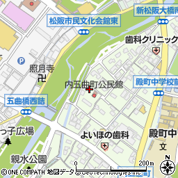 三重県松阪市内五曲町67周辺の地図