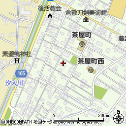 岡山県倉敷市茶屋町157周辺の地図