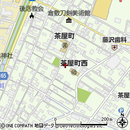 岡山県倉敷市茶屋町291周辺の地図