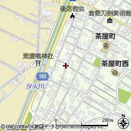 岡山県倉敷市茶屋町114周辺の地図