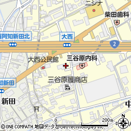 岡山県倉敷市中島1343周辺の地図