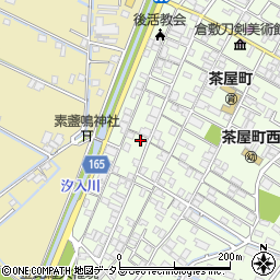 岡山県倉敷市茶屋町114-3周辺の地図