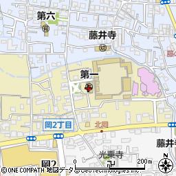 藤井寺市立保育所第１保育所周辺の地図