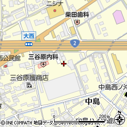 岡山県倉敷市中島1465周辺の地図