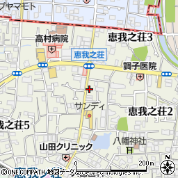 関西みらい銀行恵我之荘商店街 ＡＴＭ周辺の地図