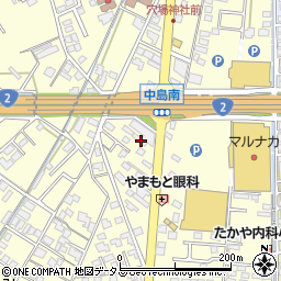岡山県倉敷市中島2198周辺の地図