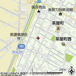 岡山県倉敷市茶屋町158周辺の地図