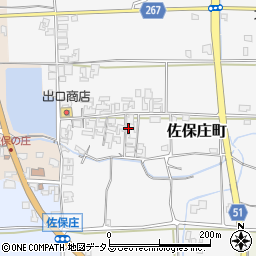 奈良県天理市佐保庄町215周辺の地図