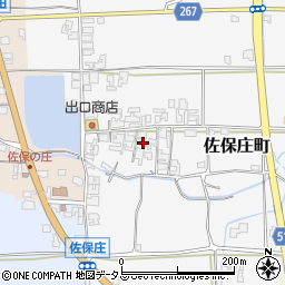 奈良県天理市佐保庄町224周辺の地図