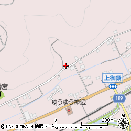 広島県福山市神辺町上御領1391周辺の地図