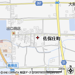 奈良県天理市佐保庄町217周辺の地図