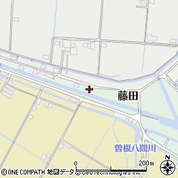 岡山県岡山市南区藤田208周辺の地図