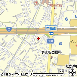 岡山県倉敷市中島2687周辺の地図