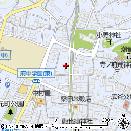 広島県府中市元町368周辺の地図