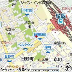 松阪シティホテル周辺の地図