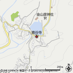 青谷寺周辺の地図