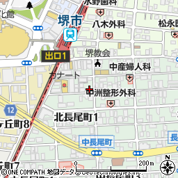 ショウワパーク堺市駅前駐車場周辺の地図
