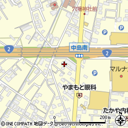 岡山県倉敷市中島2690周辺の地図