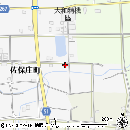 奈良県天理市佐保庄町519-2周辺の地図