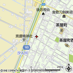 岡山県倉敷市茶屋町112-1周辺の地図