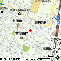 岡山県倉敷市茶屋町287周辺の地図