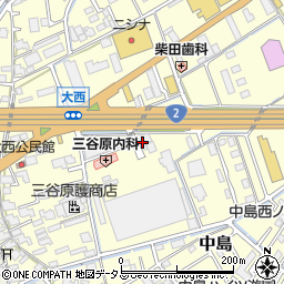 岡山県倉敷市中島1468周辺の地図