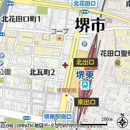 AGAスキンクリニック　大阪堺東院周辺の地図