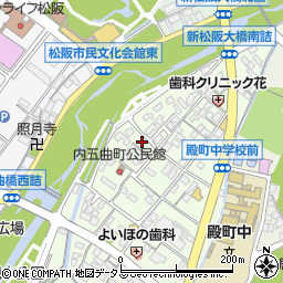 三重県松阪市内五曲町49周辺の地図