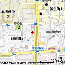 セブンイレブン堺蔵前町店周辺の地図