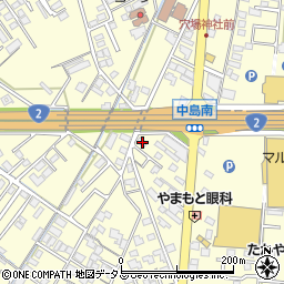 岡山県倉敷市中島2689周辺の地図