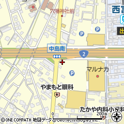 岡山県倉敷市中島2836周辺の地図