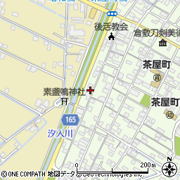 岡山県倉敷市茶屋町43周辺の地図