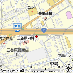 岡山県倉敷市中島1467周辺の地図