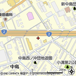 岡山県倉敷市中島1530周辺の地図