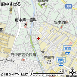 広島県府中市府中町787周辺の地図