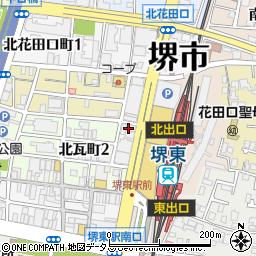 ヤマハミュージック 堺店周辺の地図