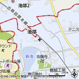 奈良県北葛城郡広陵町沢414周辺の地図