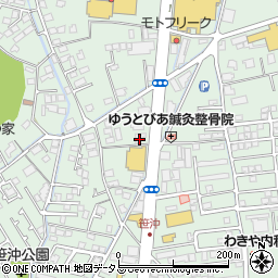 大黒屋質倉敷笹沖店周辺の地図