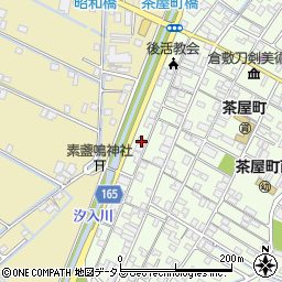 岡山県倉敷市茶屋町44周辺の地図