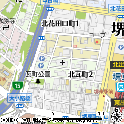 読売新聞堺支局周辺の地図