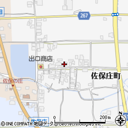 奈良県天理市佐保庄町227周辺の地図
