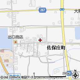 奈良県天理市佐保庄町212周辺の地図