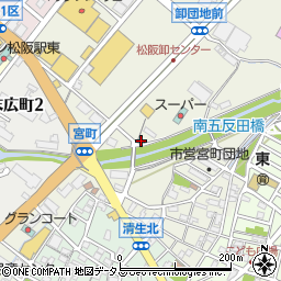 三重県松阪市宮町161周辺の地図