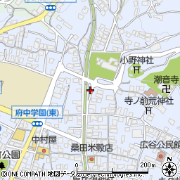 広島県府中市元町342周辺の地図