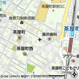 岡山県倉敷市茶屋町282-3周辺の地図