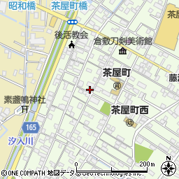 岡山県倉敷市茶屋町163周辺の地図