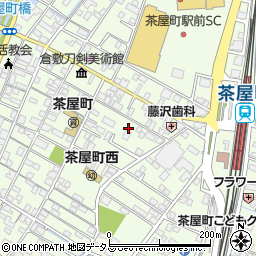 岡山県倉敷市茶屋町282周辺の地図