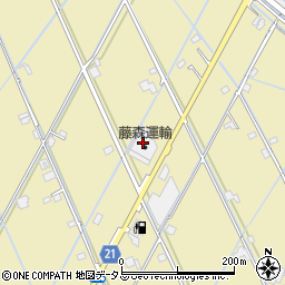 藤森運輸株式会社　岡山物流センター周辺の地図
