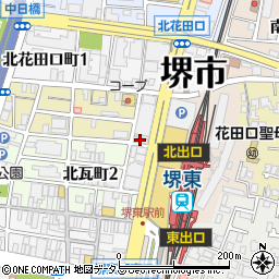堺プロポーションアカデミー周辺の地図