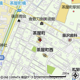 岡山県倉敷市茶屋町165-2周辺の地図
